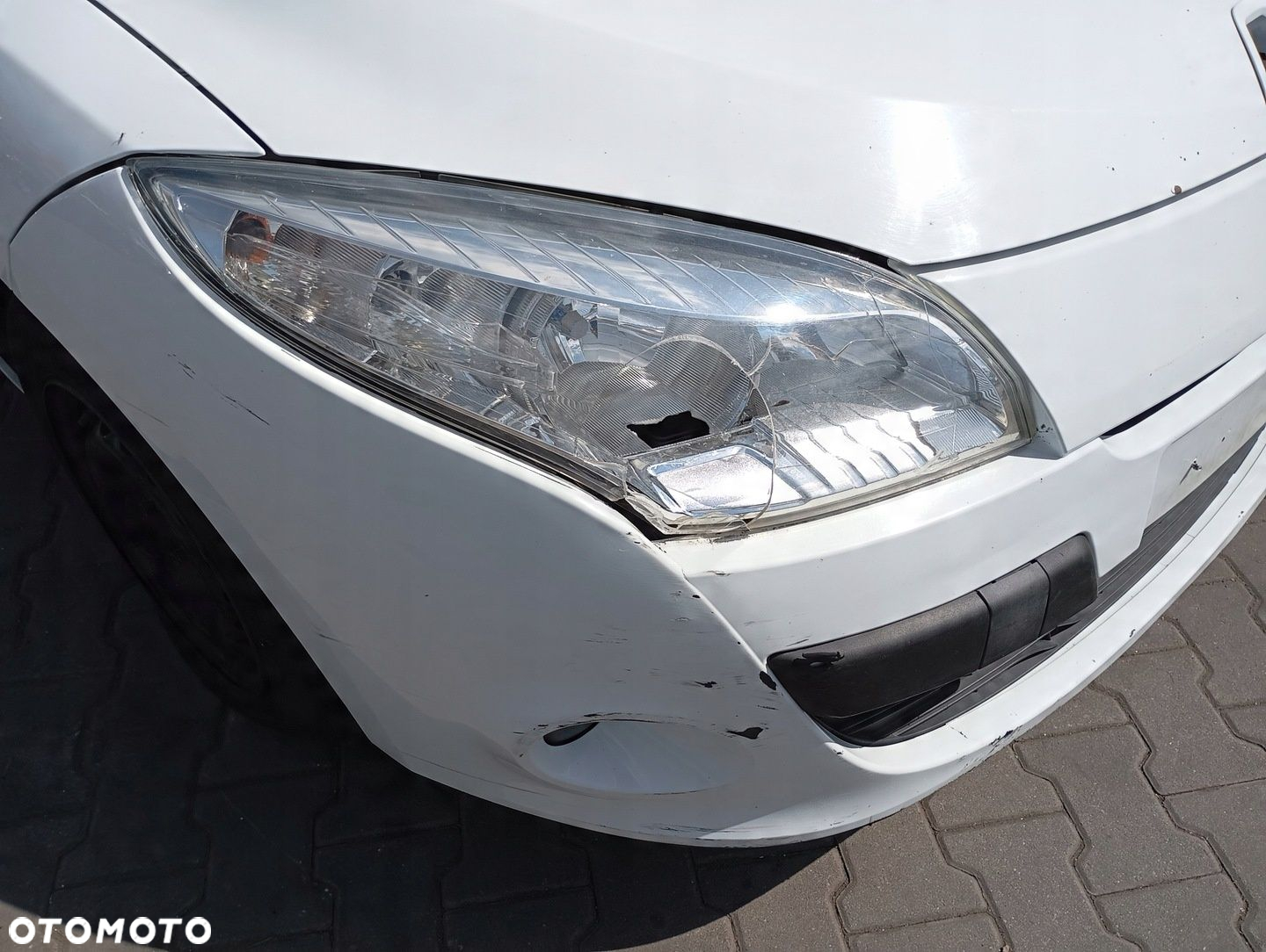 RENAULT MEGANE 3 III 08-11 PRZÓD ZDERZAK BŁOTNIK MASKA LAMPA OV369 0V369 - 10