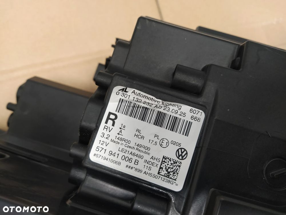 VW TIGUAN 3 III LAMPY LAMPA REFLEKTOR REFLEKTORY PRZÓD PRZEDNIE LEWA PRAWA FULL LED PRZETWORNICA ORYGINAŁ - 10