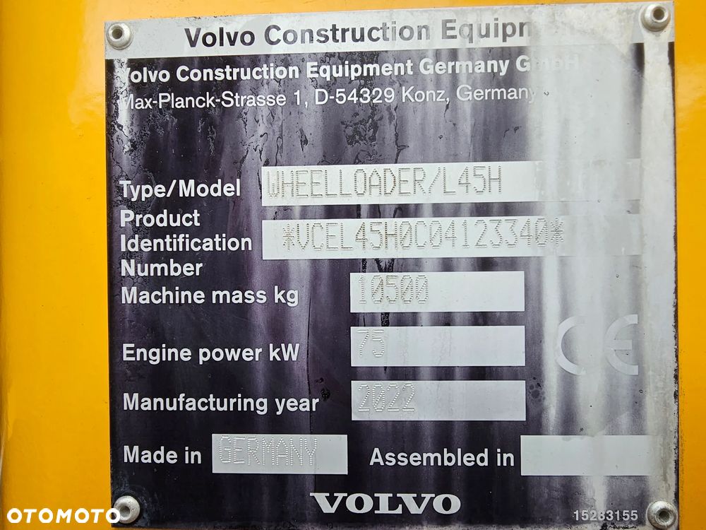 Volvo L45 ŁADOWARKA KOŁOWA 11tonowa Salon Polska! - 19