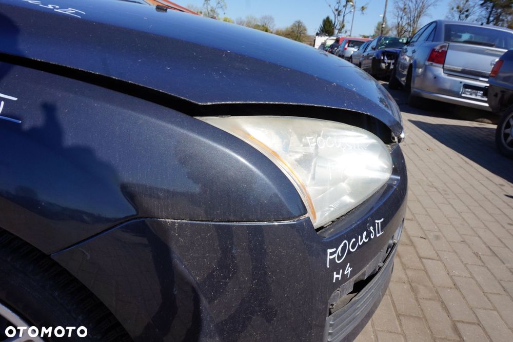 MASKA ZDERZAK BŁOTNIKI LAMPY FOCUS II MK2 H4  FORD 2004-2008 SZARY SEA GREY PRZÓD KOMPLETNY - 30