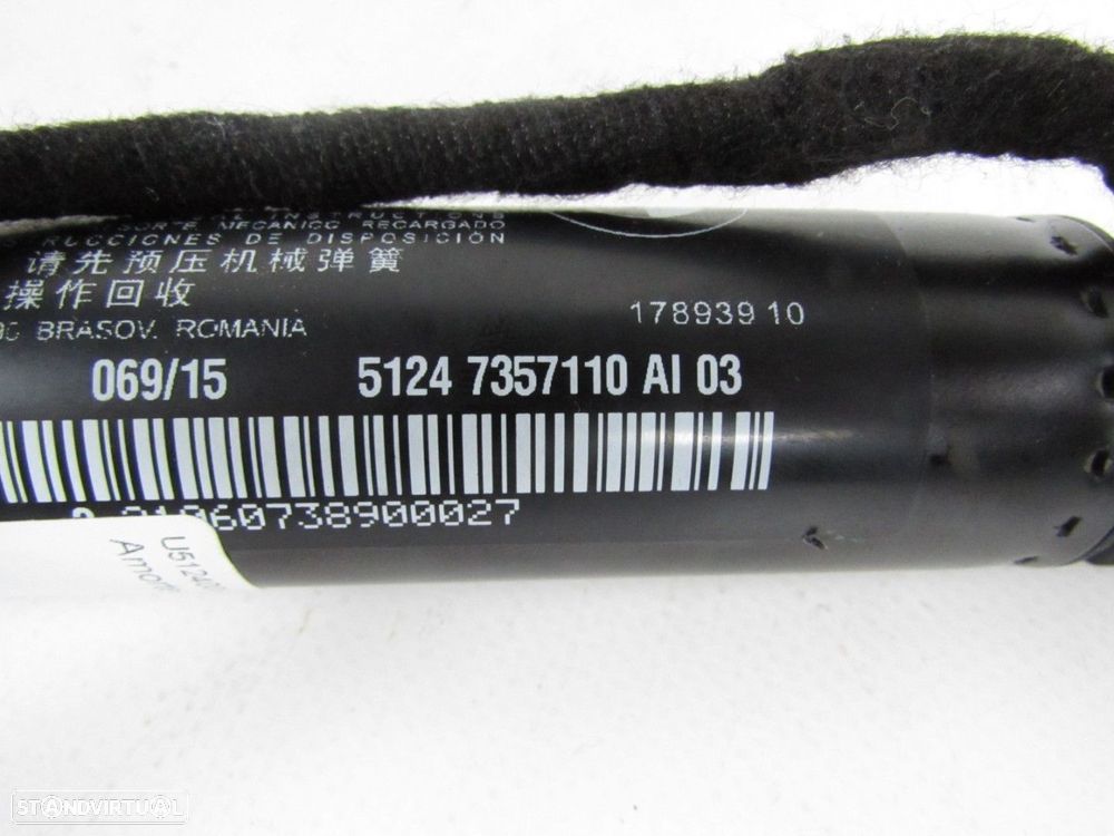 Amortecedor de mala Direito Seminovo/ Original BMW 7 (G11, G12) 51247357110 - 3