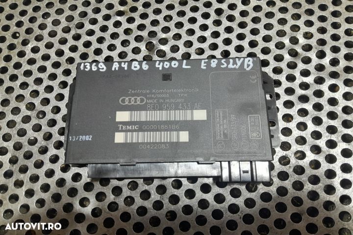 Calculator / Modul confort 8E0959433AE 8E0959433AE Audi A4 B6 [2000 - - 1