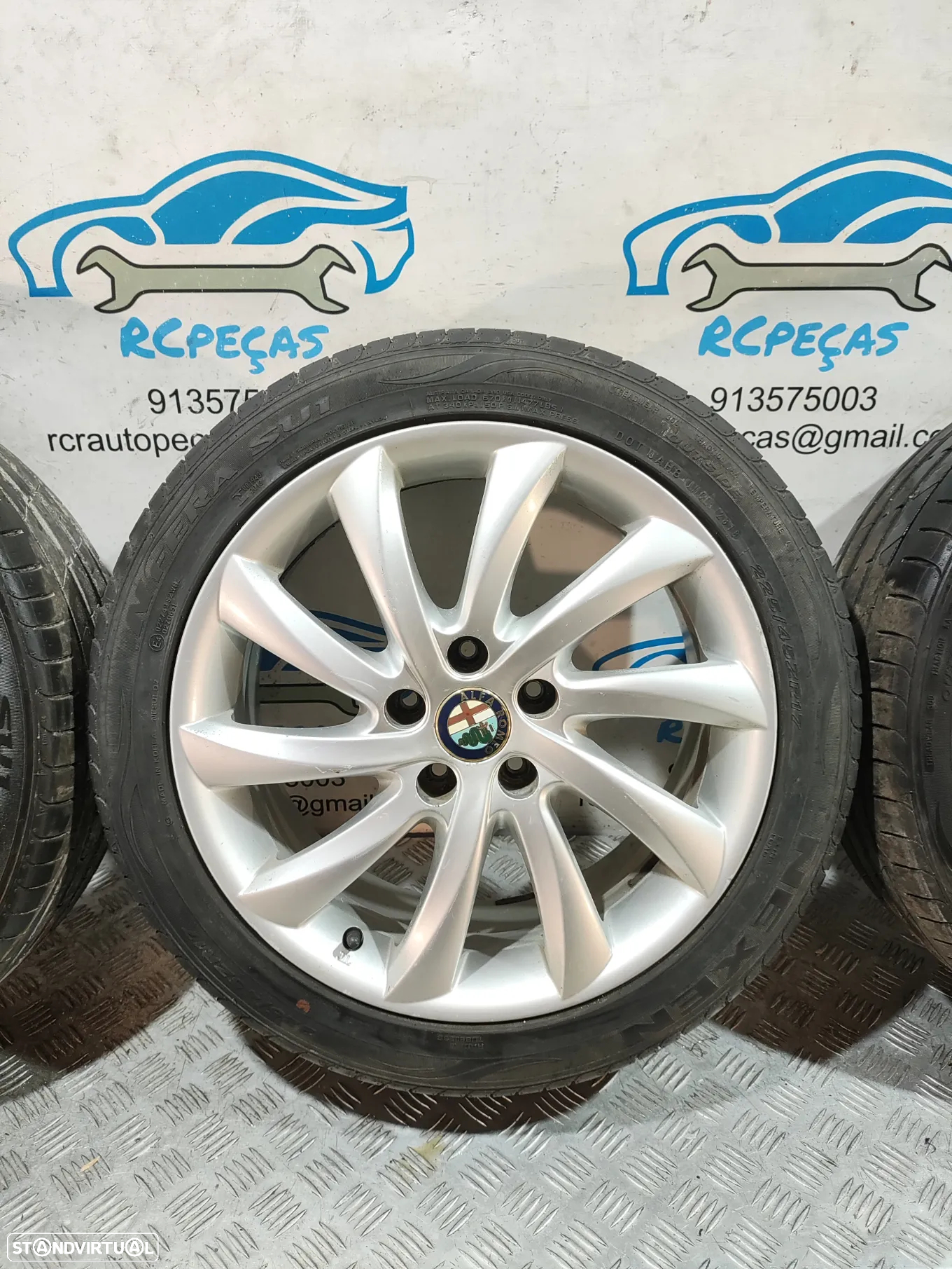 Conjunto Jantes 17 Originais Alfa Romeo Giulietta 7,5J ET41 5x110 - 6