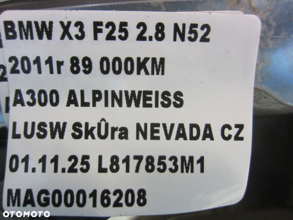BMW X3 F25 F26 FELGI ALUMINIOWE 8.5JX19 ET38 ORYGINAŁ M-PAKIET 36117849661 - 16