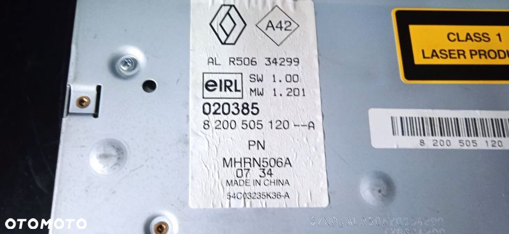 Zmieniarka 6 CD Renault Megane II 8200505120A - 3