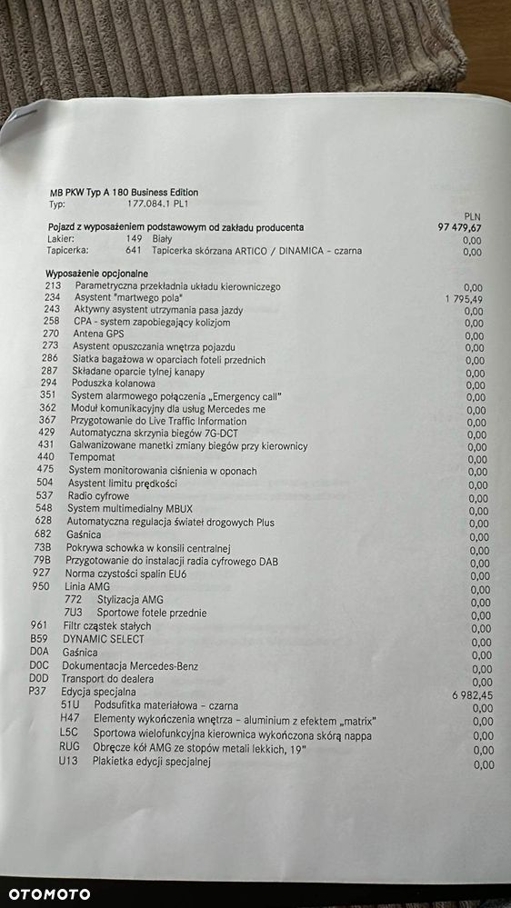 Mercedes-Benz Klasa A 180 Edition 1 7G-DCT - 21