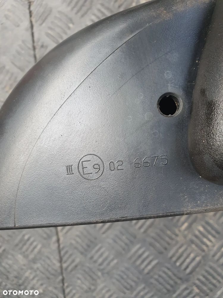 Lusterko PRAWE manualne Fiat Panda III 12- EUROPA CZARNY LAKIER - 5