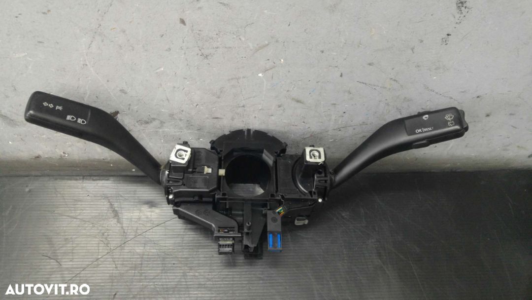 Bloc manete stergator semnalizare vw golf 5 1k 1k0953519a 1k0953513 1k0953503f - 1