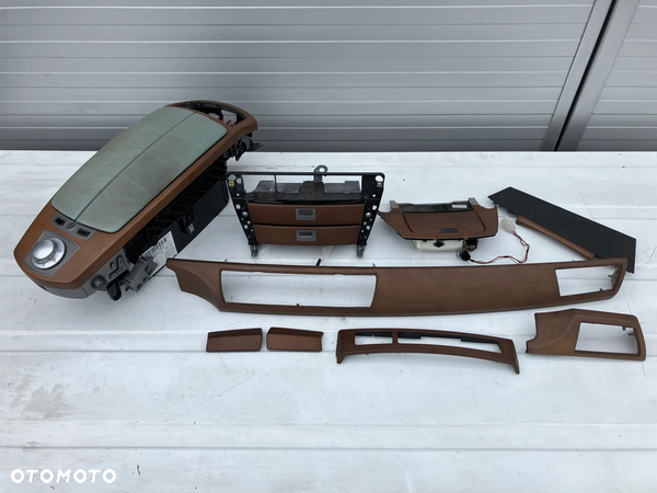 Dekory BMW E65 drewno listwy podłokietnik BLACK CHERRY
