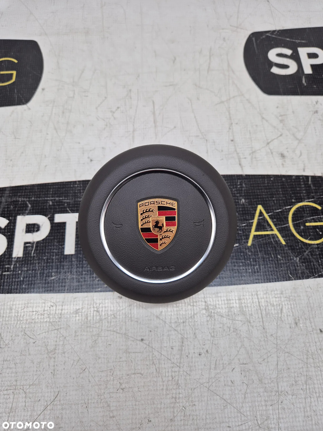 PORSCHE MACAN 911 PANAMERA CAYENNE TAYCAN CAYMAN PODUSZKA POWIETRZNA KIEROWCY AIRBAG BRĄZ - 2