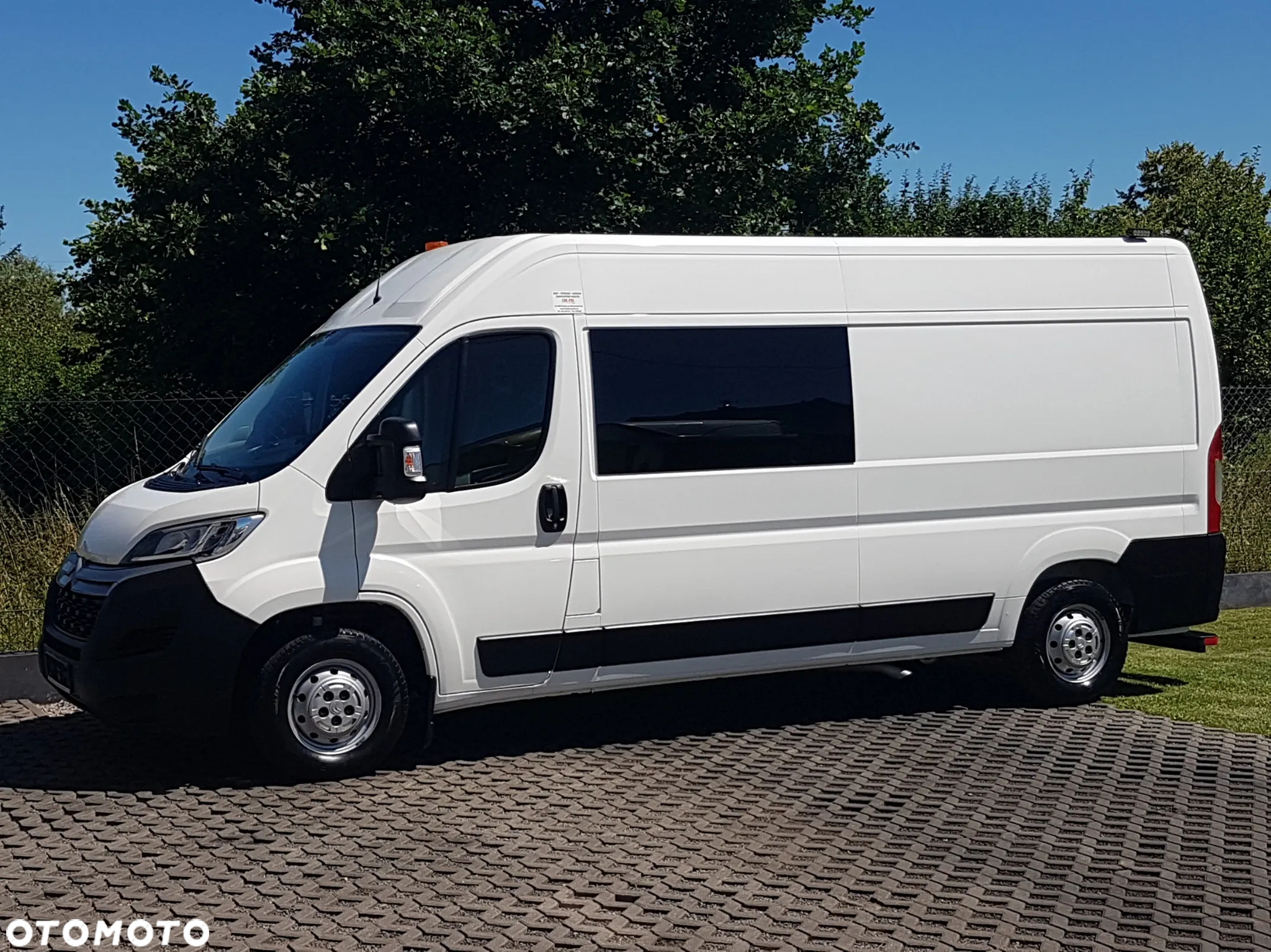 Citroën JUMPER 6-OSÓB L3H2 KLIMA BRYGADÓWKA DŁUGI WYSOKI KRAJOWY - 2