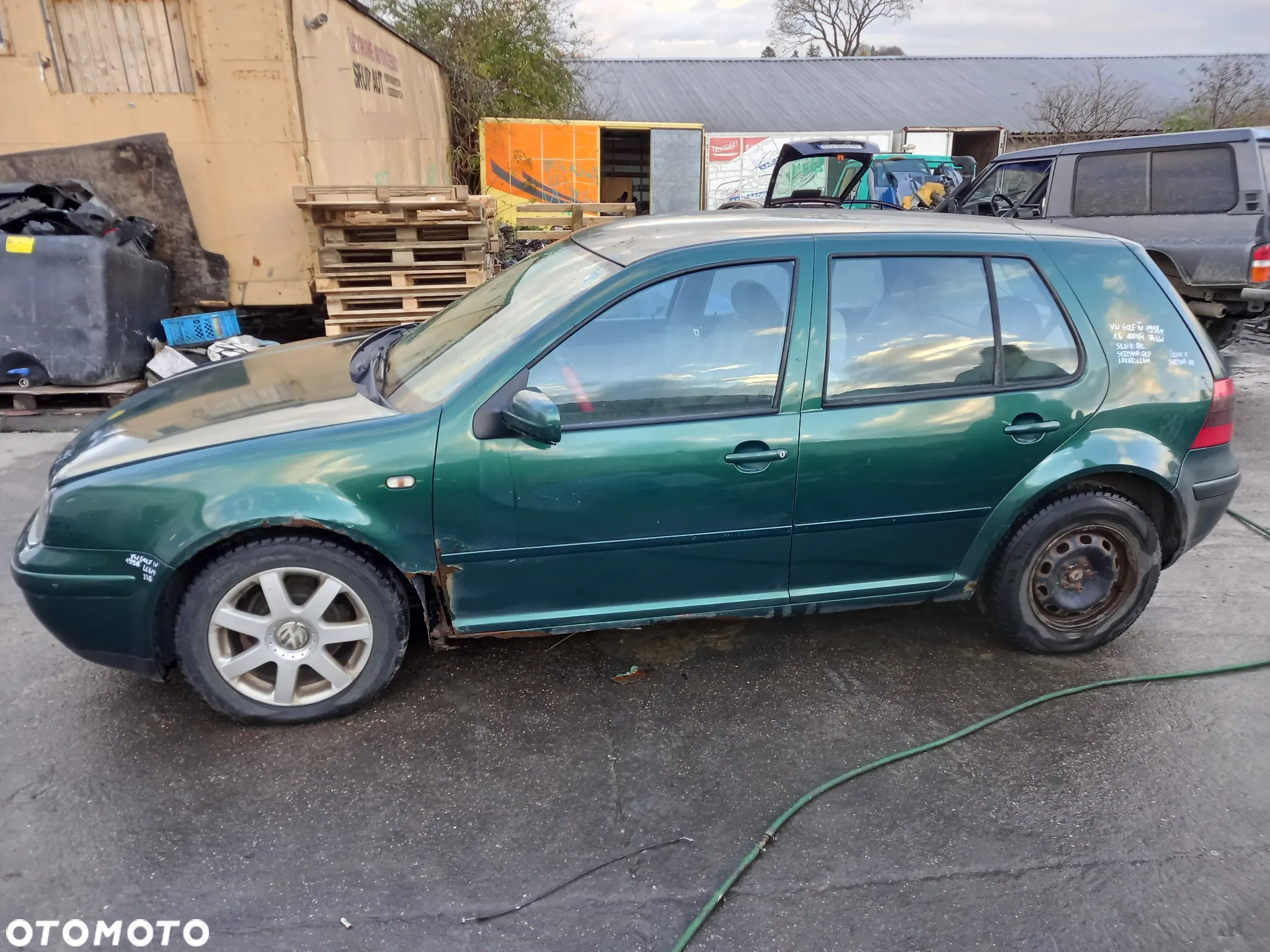 VW GOLF IV DRZWI LEWY TYŁ LEWE TYLNE LC6M - 16