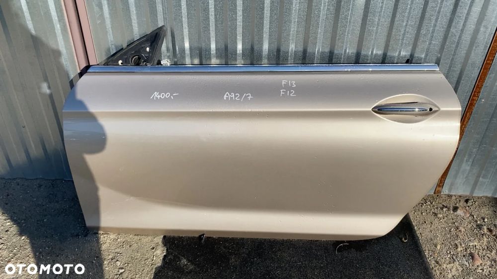 DRZWI LEWY PRZÓD BMW F12 F13 KOLOR A92/7 - 1