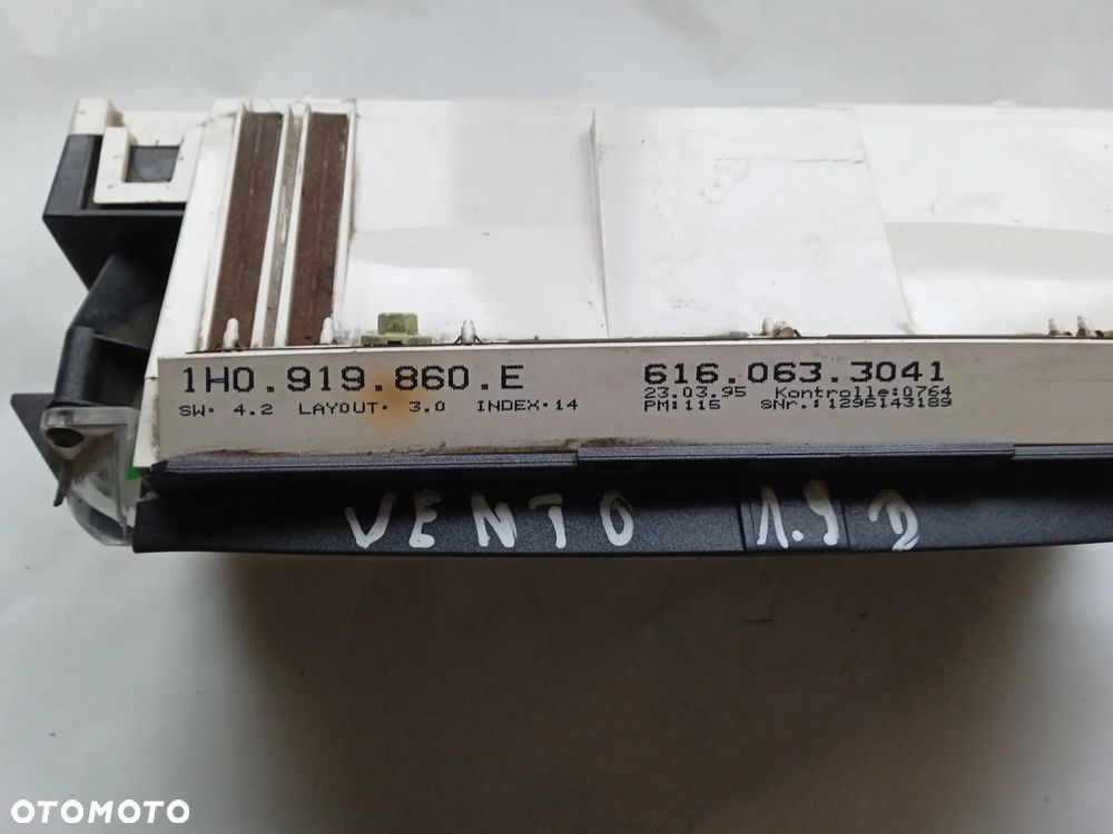 LICZNIK ZEGARY VW GOLF III 1.9D 1H0919860E - 5