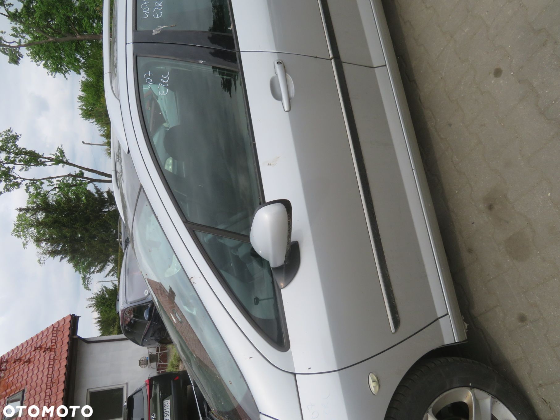 DRZWI PRZEDNIE LEWE 407 SW KOMBI EZRC  SREBRNY PEUGEOT 2004-2007 - 1
