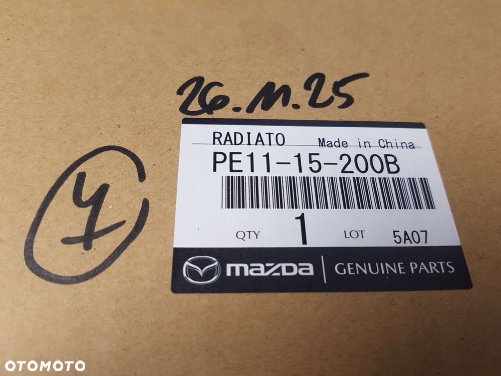 mazda 6 11-15 chłodnica wody 2,0 2,5 pe11-15-200b pe1115200b - 2