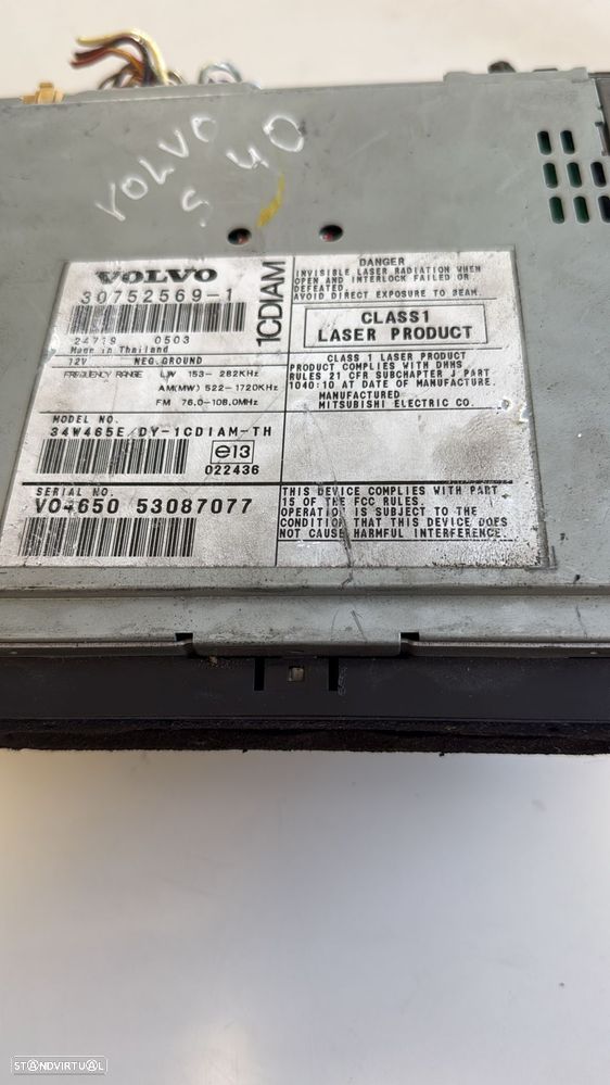 Auto Rádio Volvo S40 - 2