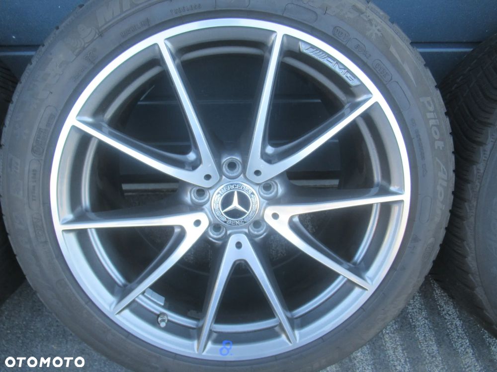 FELGI ALUMINIOWE OPONY MERCEDES E-KLASA W212 AMG 9.5Jx19H2 ET52 ET25 A2134014600 A2134012600 265/40/R19 - 5