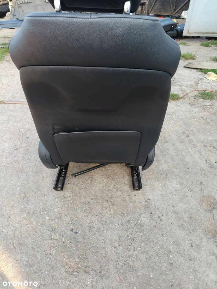 MERCEDES E KLASA W213 FOTEL PASAŻERA LEWY GRZANY CZARNA SKÓRA - 9