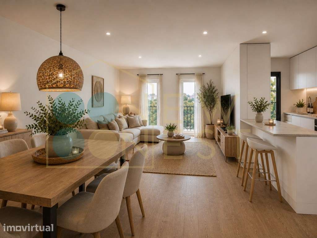 Apartamento T2 de 98,49m² no Lote 96 - Espaço, Luz e Elegância | Ba... - Grande imagem: 2/26