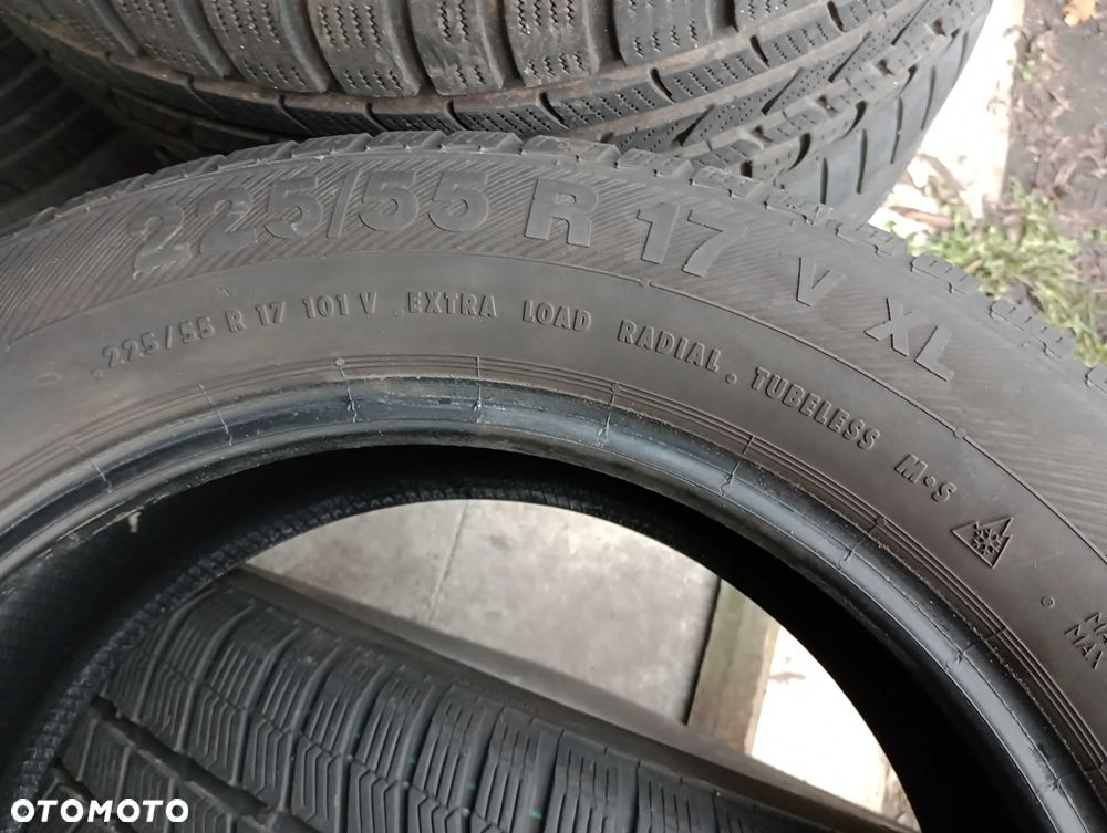 Opony zimowe 225x55 R17 BARUM zima 225/55/17 - para 2 sztuki 6MM - 6
