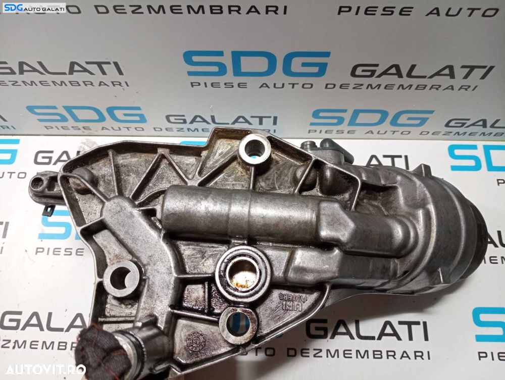 Radiator Racitor Ulei Termoflot cu Carcasa Suport Filtru Ulei Lancia Delta 1.6 JTD 2008 - 2014 Cod 55208625 [2775] - 6