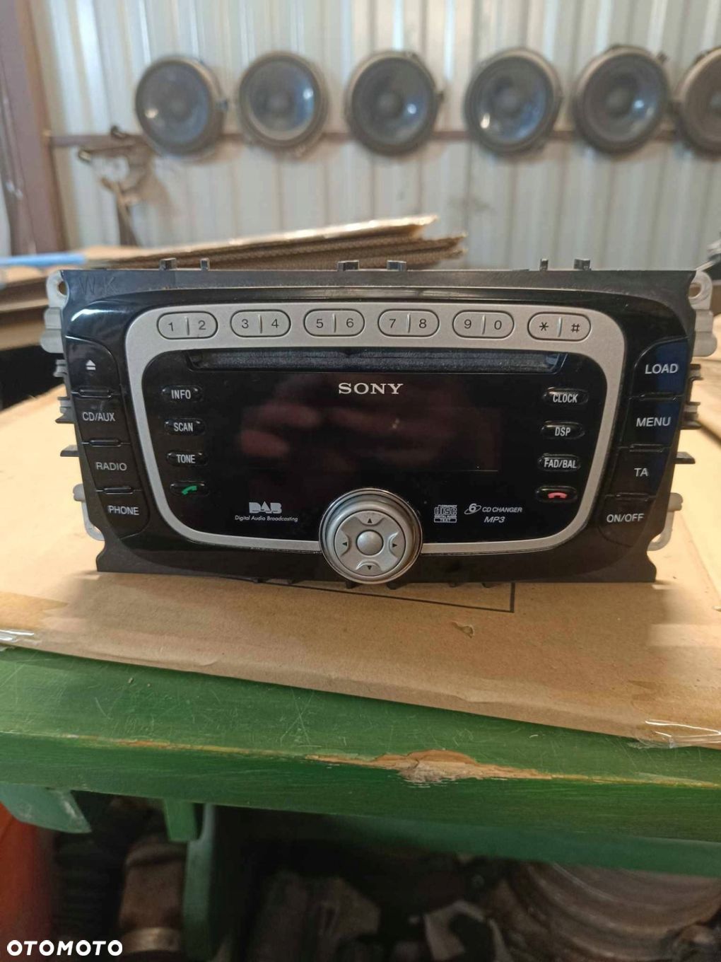 radio sony ford mondeo mk4 , galaxy mk3 , s-max mk1 przed lift - 1