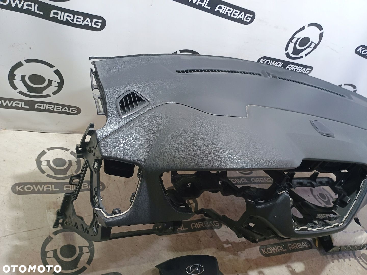 HYUNDAI I20 I 20 2 II DESKA KONSOLA AIRBAG PODUSZKI PASY ORYGINAŁ DEMONTAŻ - 4