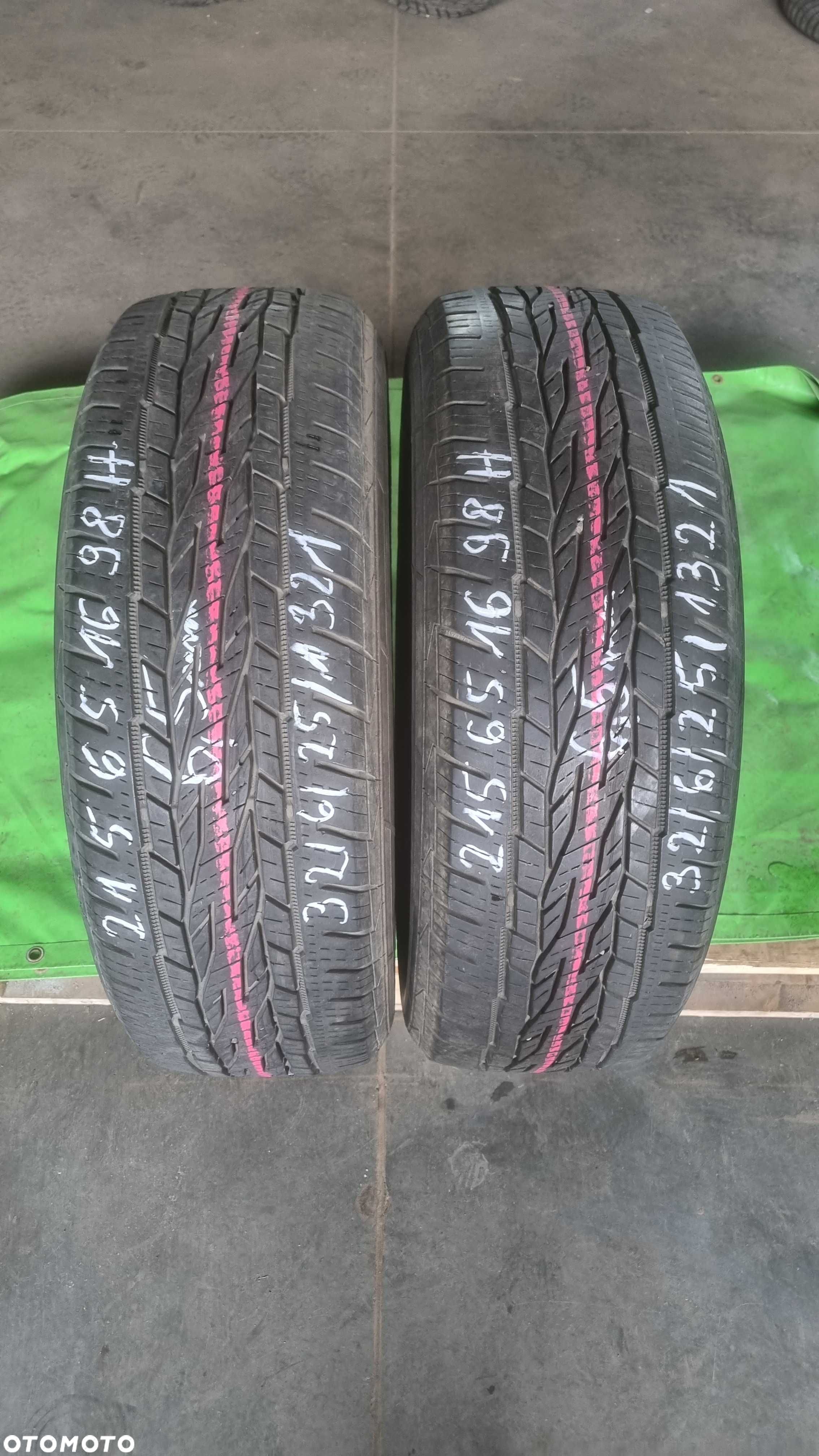 2 Opony letnie 215/65r16 98H Continental Cross Contact LX2 Warszawa - 1