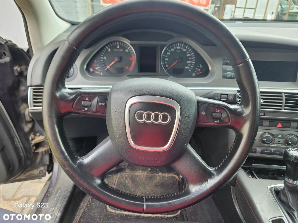 Kierownica multifunkcyjna skóra skórzana airbag Audi A6 C6 2006r - 1