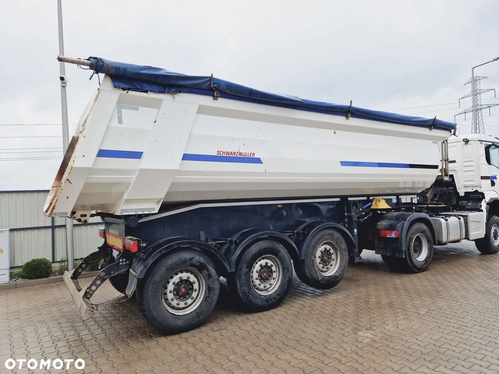 Schwarzmuller K3A * wywrotka stalowa * 27m3 * pod ciągnik 4x4 * siodło 1 380 mm * - 22