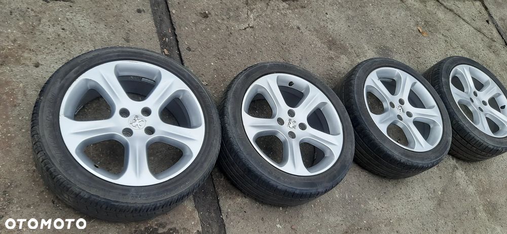Citroen Peugeot Alufelgi 18 Felgi 4 sztuki Bez opon  FELGI ALUMINIOWE R18" 7.5J 4X108 ET29 9685121480 - 1