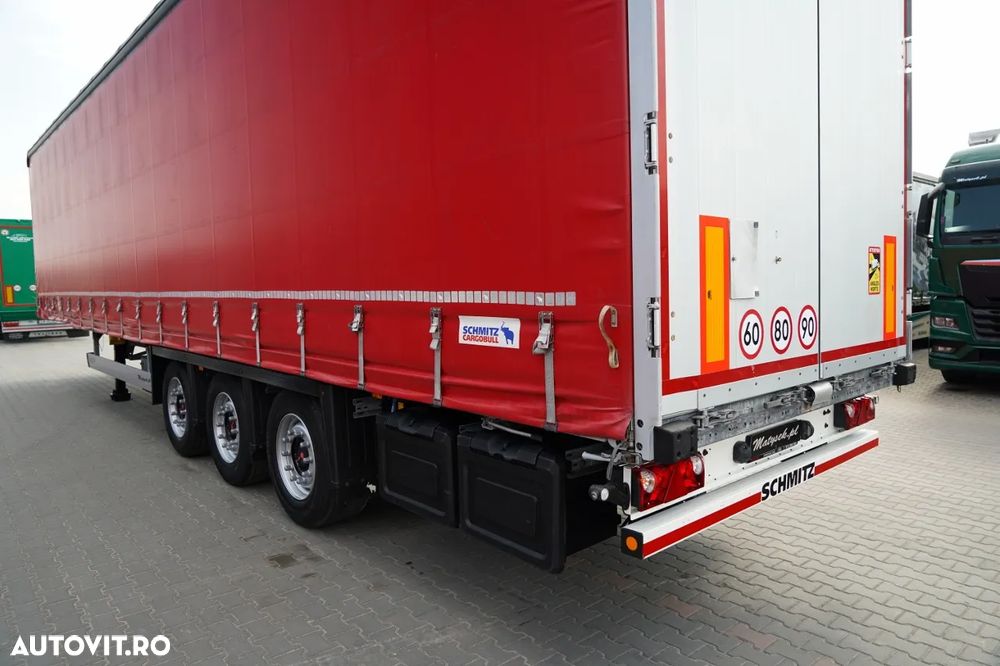 Schmitz Cargobull CORTINĂ / VARIOS / 385/55 R22.5 / PUNȚĂ CULISANTĂ / ACOPERIȘ CULISANT / SAF - 11