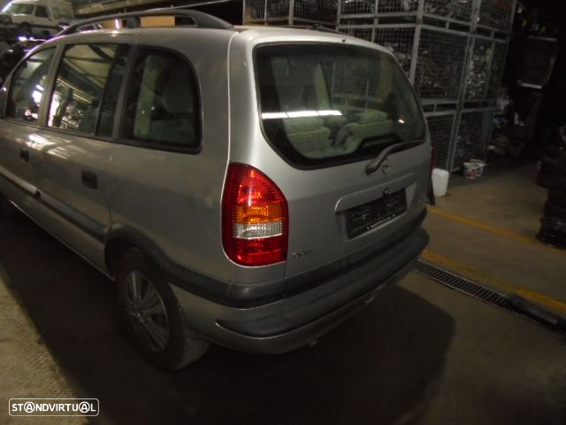 Carro MOT: X18XE1 CXVEL: F17 OPEL ZAFIRA 1999 1.8 115CV 5P CINZA GASOLINA - 4