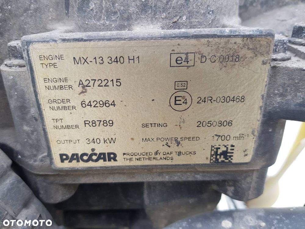 SILNIK DAF XF 2012 - 2022 FA 460 340 kW [462 KM] 4x2 2012 MX-13340H1 - 7