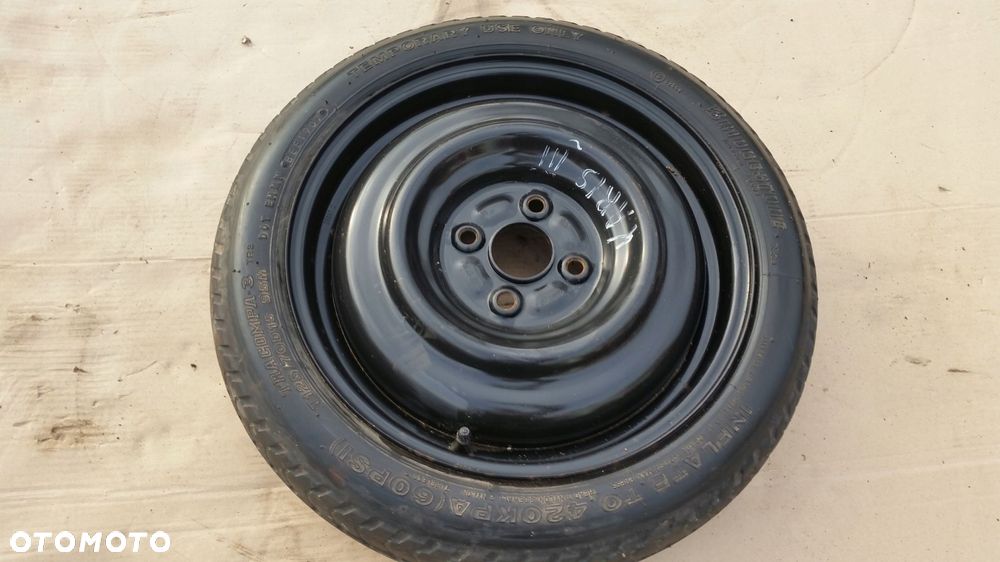 koło dojazdowe 2160643 t125/70d15 et 36 toyota yaris iii - 1