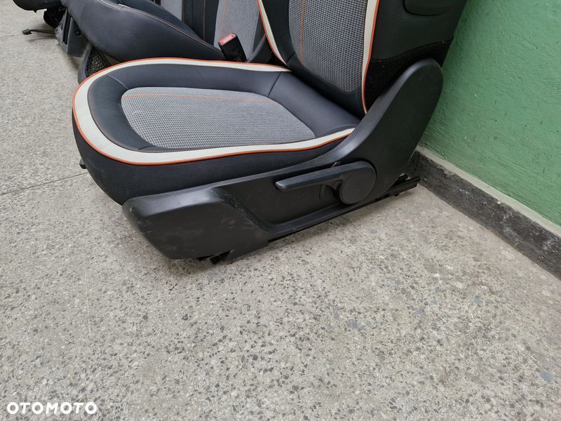 renault twingo iii 3 lift fotel lewy prawy przód kanapa komplet eu półskóra - 6