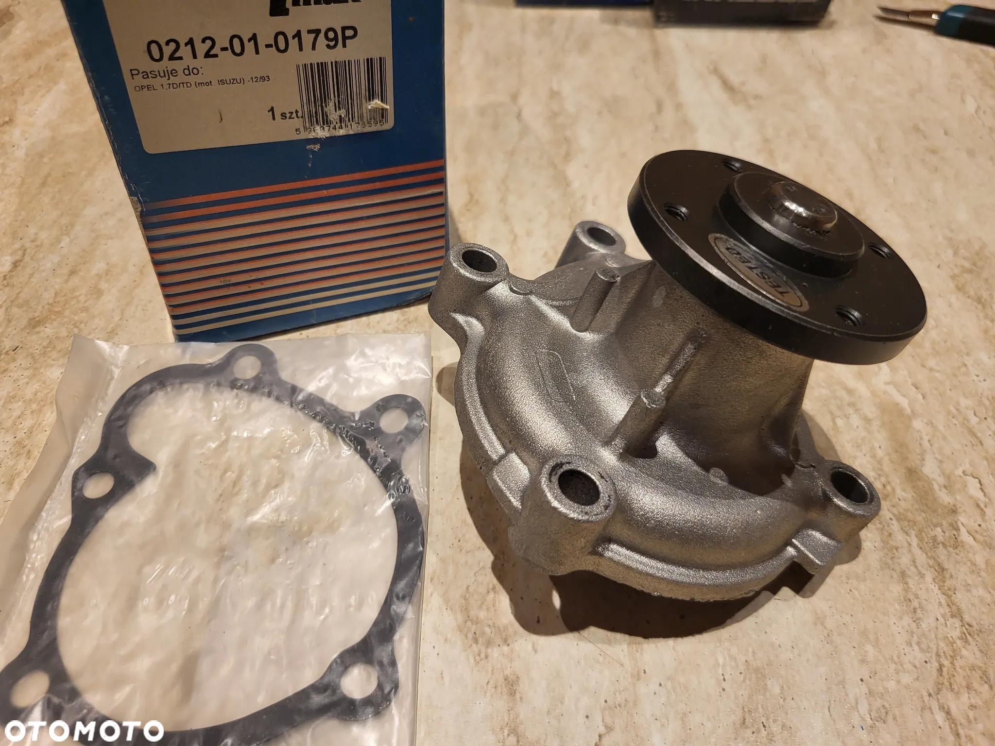 POMPA WODY OPEL ASTRA F, COMBO/MINIVAN, CORSA A, CORSA A TR, CORSA A/HATCHBACK, CORSA B, CORSA B/HATCHBACK, VECTRA A 1.5D/1.7D 06.87-10.01 - 2