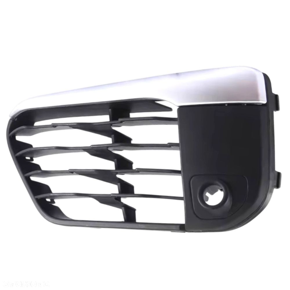 ATRAPA KRATKA ZAŚLEPKA ZDERZAKA LEWA PRAWA SREBRNA PDC BMW F48 2014- KPL - 6