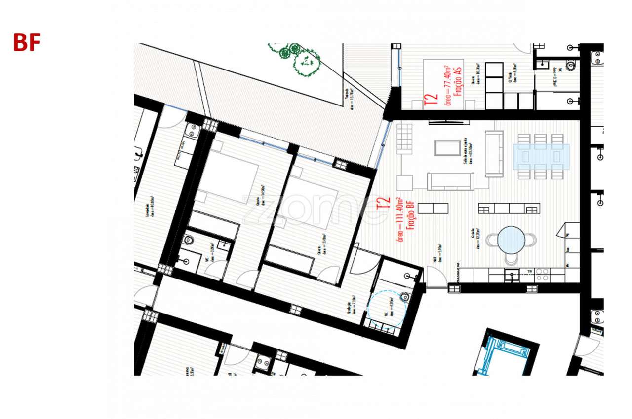 Apartamento T2 c/ Varanda, Freamunde, Paços de Ferreira (Fração BF) - Grande imagem: 3/17