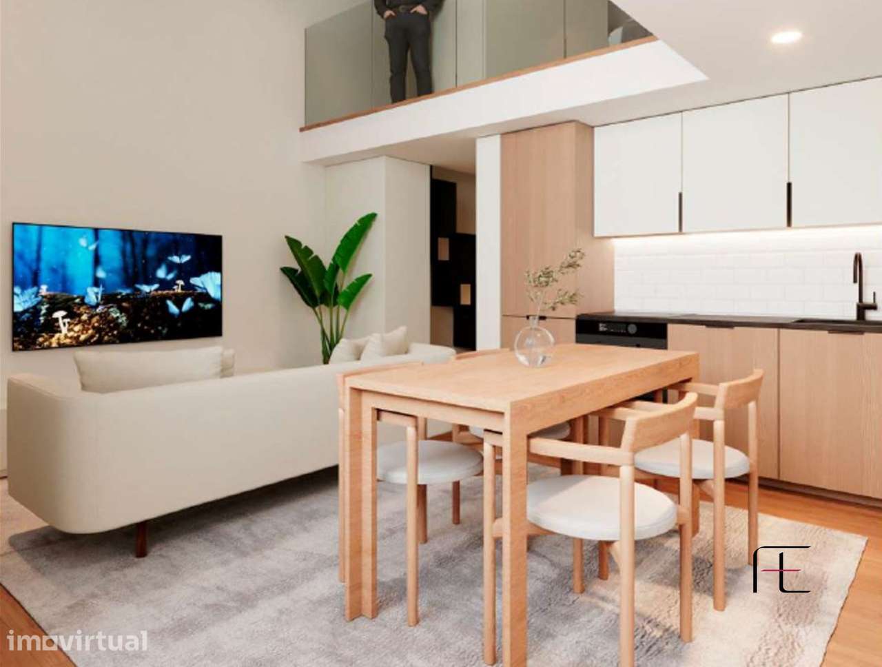 Apartamento T1+1 Venda em São Mamede de Infesta e Senhora da Hora,Mato - Grande imagem: 2/11
