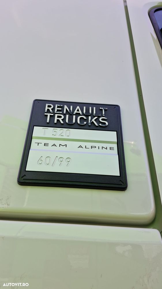 Renault T 520 / TEAM ALPINE 60/99 / RETARDER / JANTE DIN ALIAJ / PIELE / EURO 6 - 40
