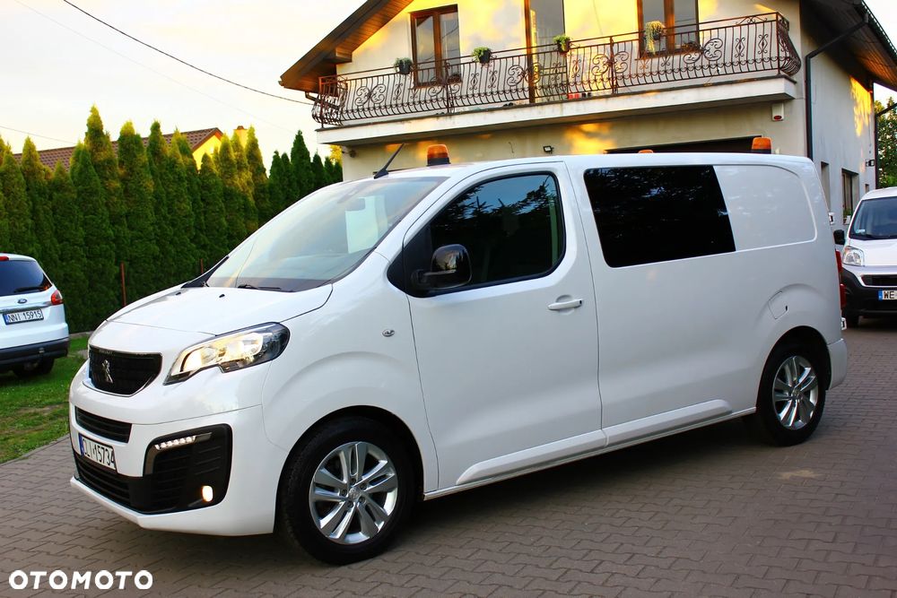Peugeot EXPERT 2.0 177KM AUTOMAT BRYGADÓWKA 6 OSOBOWY NAVIGACJA KAMERA COFANIA ŁADNE AUTO - 16