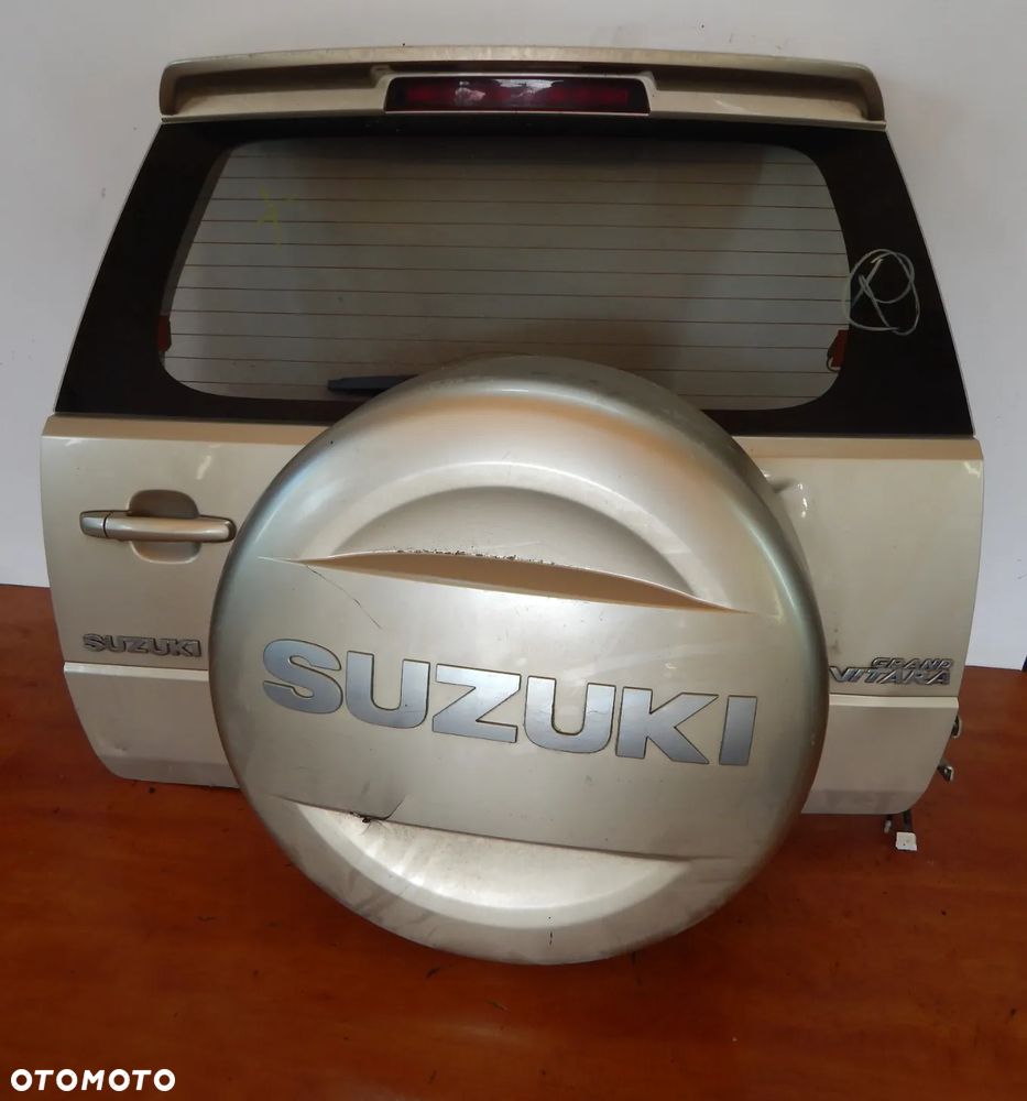 Klapa pokrywa bagażnika Suzuki Grand Vitara II 05-14 złota ZDK Łuków części - 2