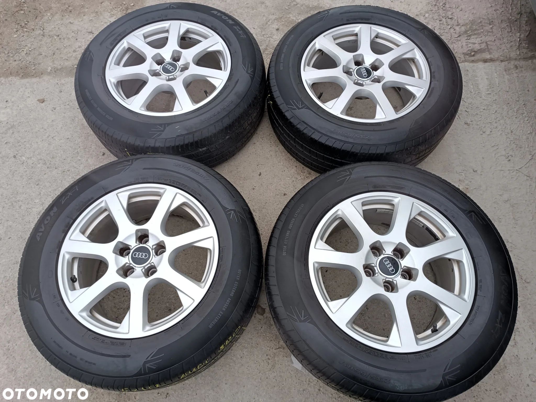 5x112 Felgi Aluminiowe Alufelgi 17 AUDI Q5 8R0 80A 8R Koła Letnie Lato 5,5mm Legnica ALU-RAD 235/65 - 1