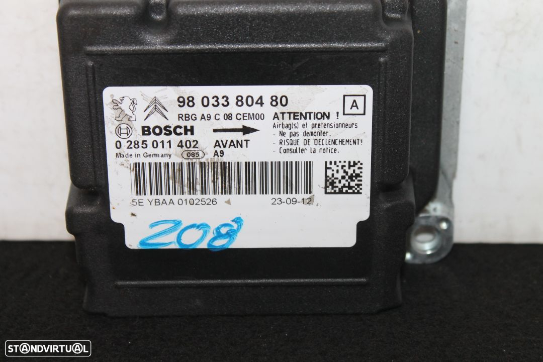 Centralina Airbag  Peugeot 208 - 2