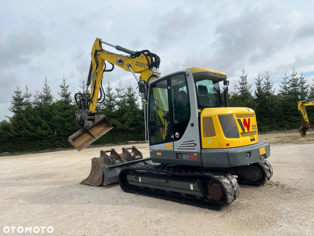 Wacker Neuson Koparka gąsienicowa KLIMA  3xramie łamane Wacker Neuson Et 90 KLIMA Deutz hydrozłącze hydrauliczne Liebherr SW33 LIKUFIX SWA33 + pilot auto hydrauliki 3 x łyżki org Liebherr 9 ton ET90 gumowe gasiennice 1 wł Cat 308 Jcb Yanmar atlas TEREX Liebherr złącze - 5