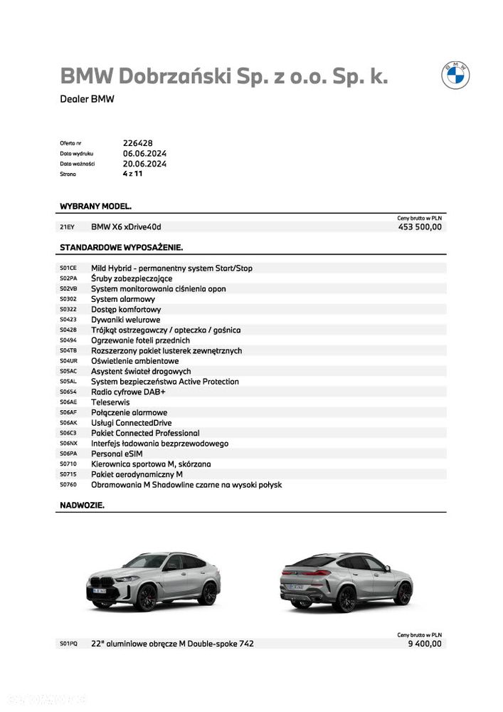 BMW X6 xDrive40d mHEV sport - 20