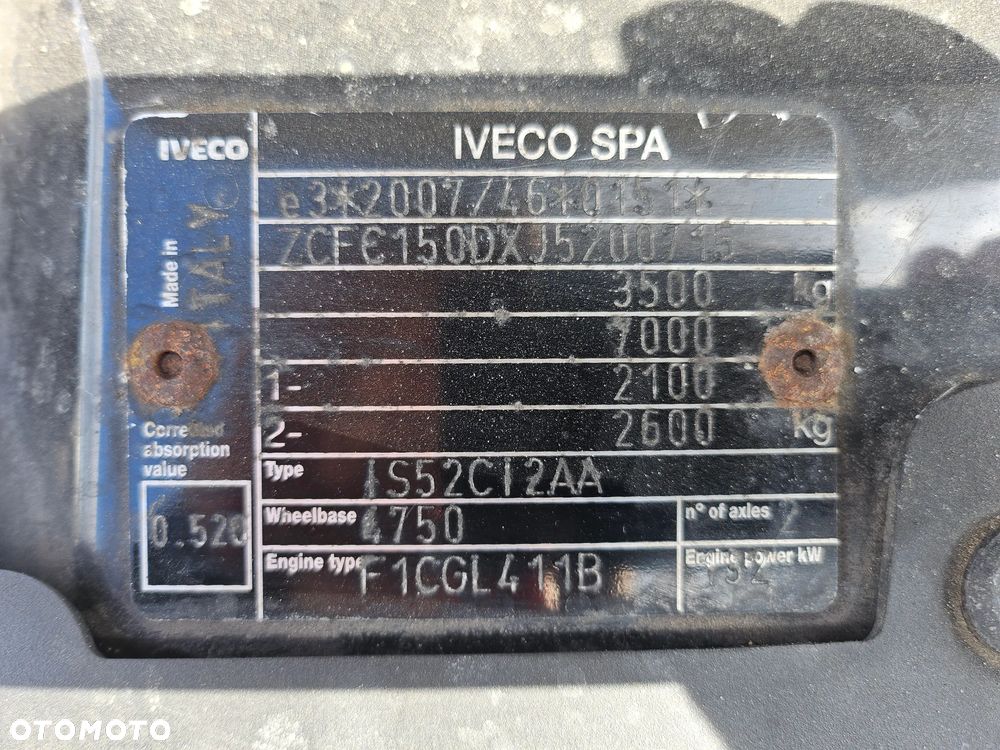 Iveco Daily 50C18 Plandeka 6.2/2.45/2.6m 15-EuroPalet 3.0/180KM - 14