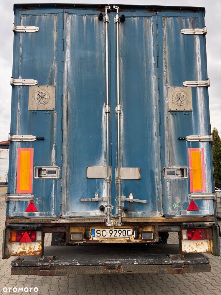 Contar B 1220 LDB Naczepa izoterma/magazyn/oś skrętna/webasto - 2